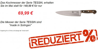 Tessin Kochmesser 20 cm made in Solingen 