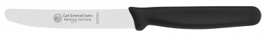Frühstücksmesser auf Karte 