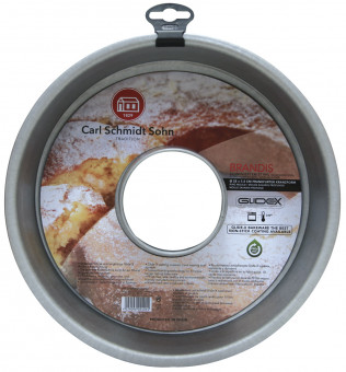 BRANDIS Ring Kuchenform 0,4 mm Antihaftbeschichtung 25 x 7,5 cm 