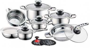 AURICH 16 teiliges Topfset 