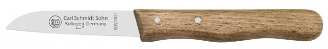 Küchenmesser gebogen Holzgriff auf Karte 