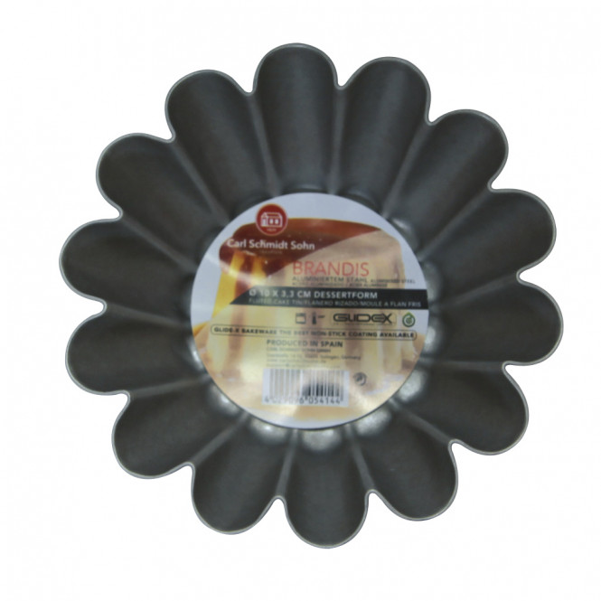 BRANDIS Kuchenform 0,4 mm Antihaftbeschichtung 10 x 3,3 cm 