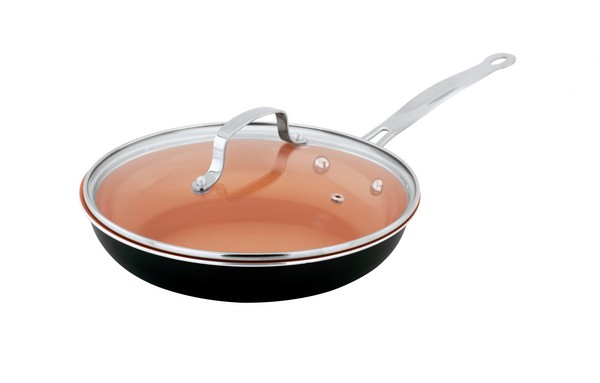 KUPFERBERG Keramikpfanne 24cm mit Deckel 